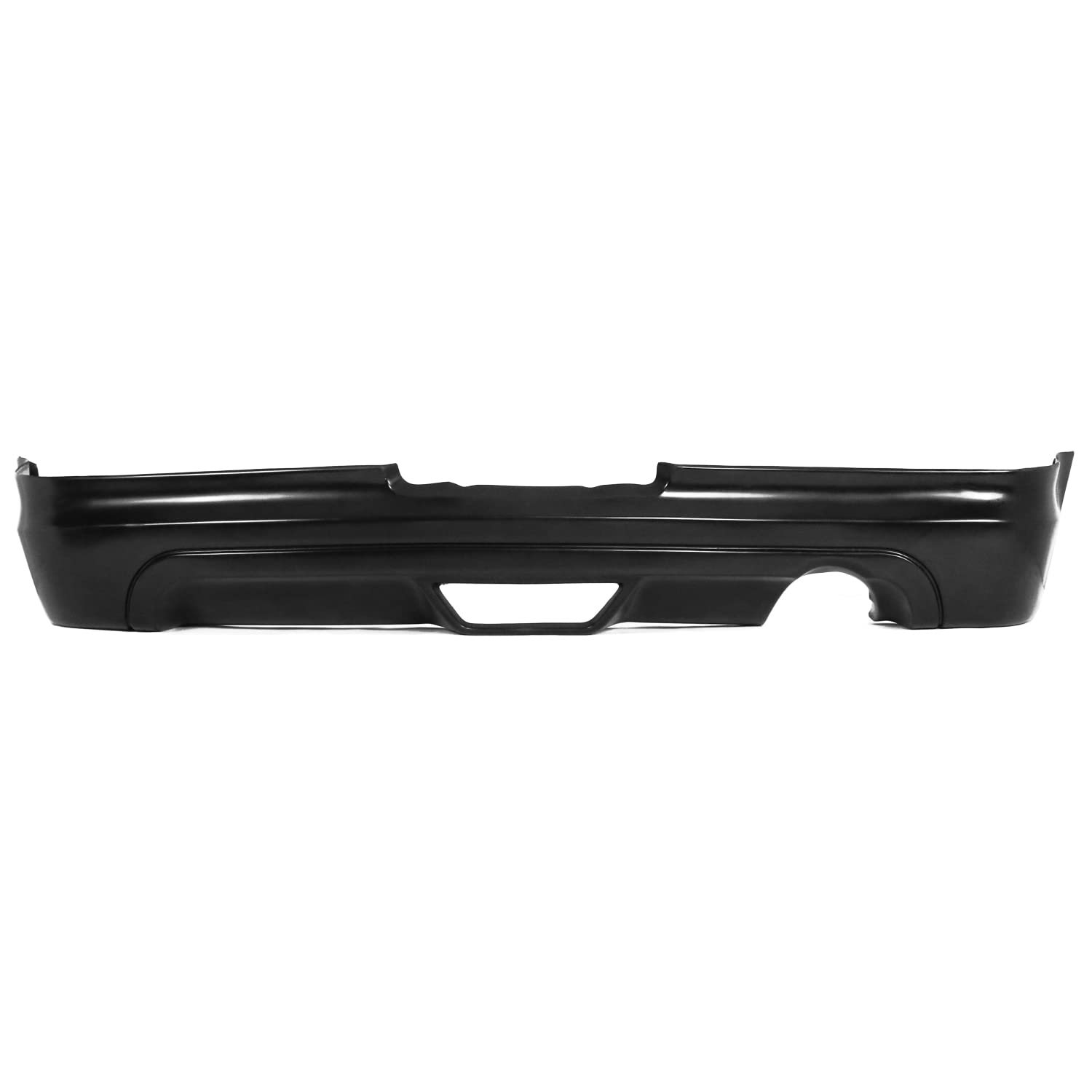 Rear Bumper Lip Compatible With 2002-2004 Acura RSX, Unpainted Black PU Rear Splitter Spoiler Valance Chin Diffuser Body Kit by 