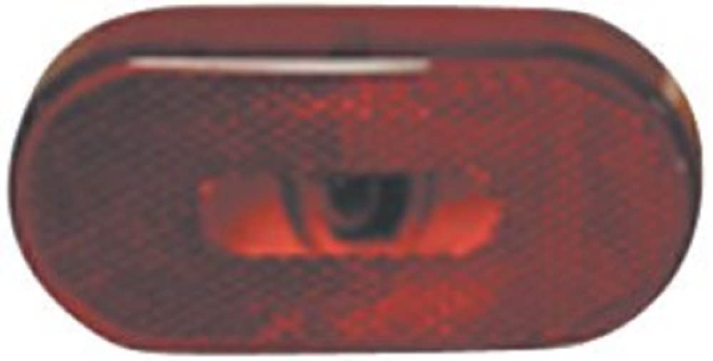 CREATIVE PRO Fasteners Unlimited 89-121R Red Replacement Lens for Oval Clearance Light