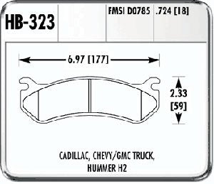 Hawk Performance Hb323P724 Brake Pads - Brake Pads-Superduty-Cad