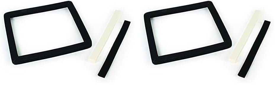 Camco 14-Inch X 14-Inch Universal Camper Roof A/C Gasket Kit | Features A Waterproof Compression Seal, Self-Adhesive Picture Fra