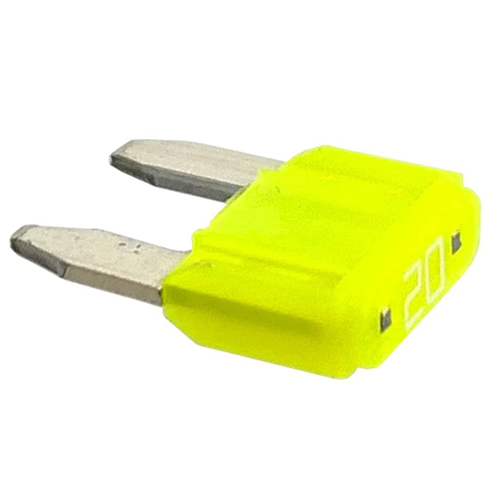 20Pcs 20A Mini Blade Fuse And 1 Fuse Puller Atc/Ato 32V 20Amp Fast Blow For Automotive Car Truck Suv