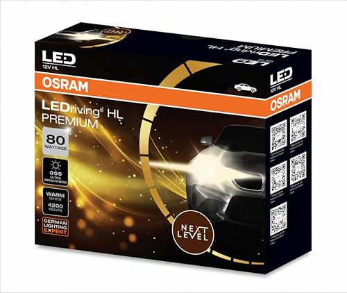 Osram Led Headlight For Car H6204 Warm White (H4/H19 12V 80W 4200K)