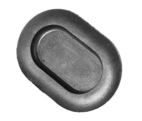 Upper Bound 4 Floor Drain Plugs Compatible With 1999-2006 Jeep Wrangler Tj - 2' X 1-3/8' Hole - Rubber Cover Oval