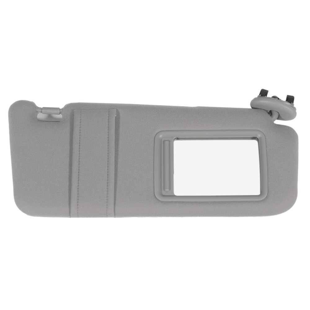Scitoo Grey Right Passenger Side Sun Visor Compatible For Toyota For Camry 2006-2011, Car Sun Visor Without Sunroof Without Ligh