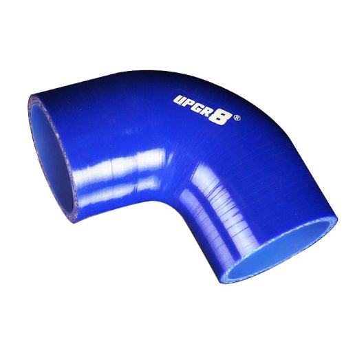 Upgr8 Universal 4-Ply High Performance 90 Degree Elbow Coupler Silicone Hose (2.75(70Mm), Blue)