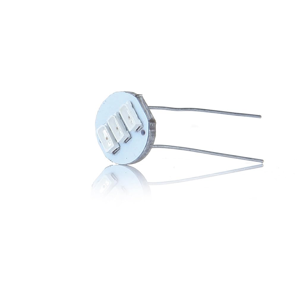 Cciyu 10 Pack White 4.7Mm-12V Car Mini Bulbs Lamps Indicator Cluster Speedometer Backlight Lighting Replacement Fit For Gm Gmc