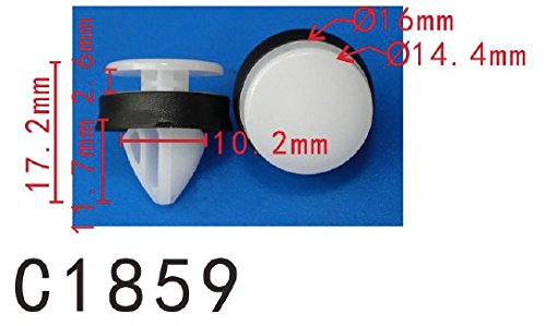 Autobahn88 Retainer Clip For Rocker Panel, Compatible With Ford (Oem: W716507-S300) (Pack Of 20)