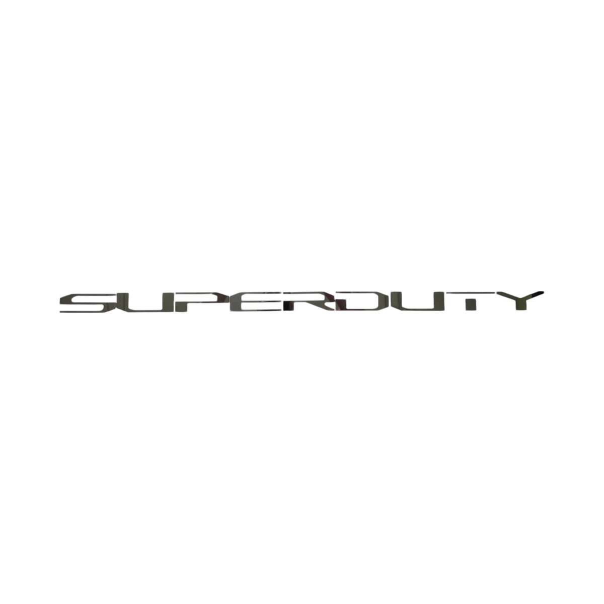 Eurosport Daytona- Compatible with 2023- Current, Super Duty Tailgate Lettering Kit Black (Ultra Chrome)