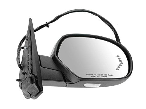 Apa Replacement Power Folding Mirror For 2007-2014 Silverado Sierra Yukon Tahoe Suburban Avalanche With 7 Dot Led Signal Power H