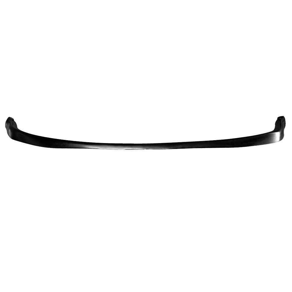 IKON MOTORSPORTS, Front Bumper Lip Compatible with 1990-1993 Honda Accord, T-R Style PU Black Front Lip Spoiler Splitter, 1991 1