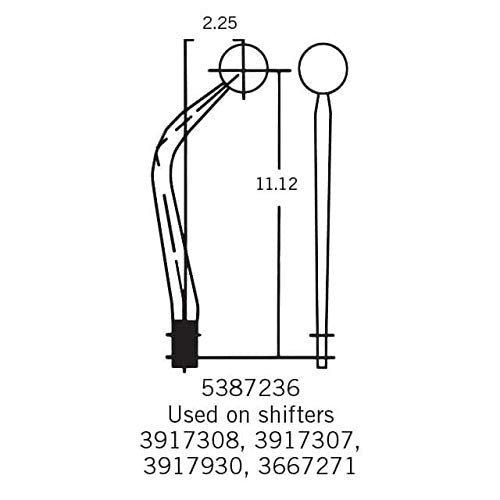 Hurst 5387236 Gear Shift Lever Stick