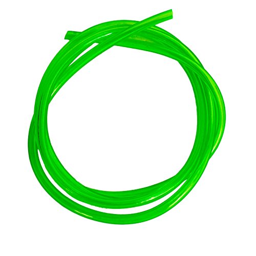 Outlaw Racing Or2096Gn Polyurethane Carburetor Carb Vent Line Hose Tube Overflow Tubing - 5' Feet Long 1/8' Inch Inner Diameter - Motorcycle Atv Dirt Bike Snowmobile Pwc Jetski (Green)