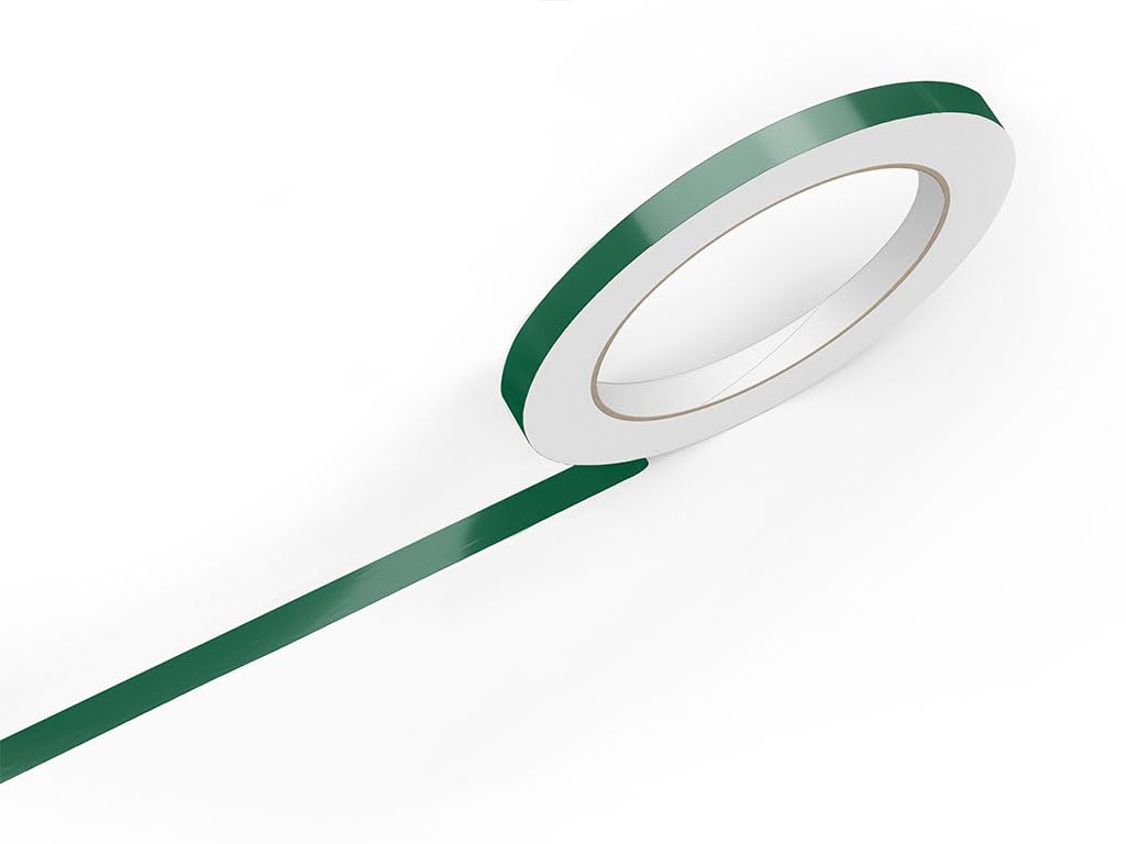 3M 50 Dark Green Gloss Vinyl Pinstriping Tape - Vinyl Striping Lines Stickers, Striping (3/4In X 150Ft Roll)