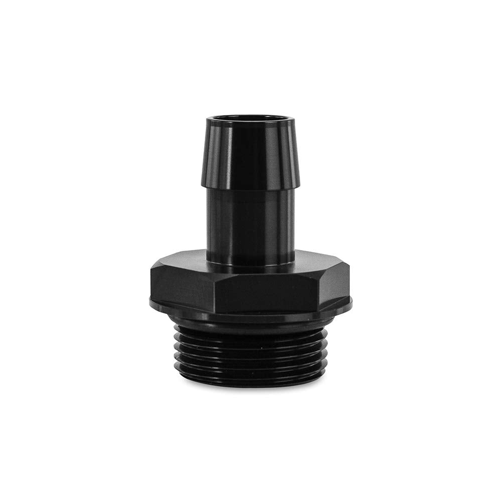 Mishimoto Mmft-16Orb-34Bk -16Orb To 3/4' Hose Barb Aluminum Fitting, Black