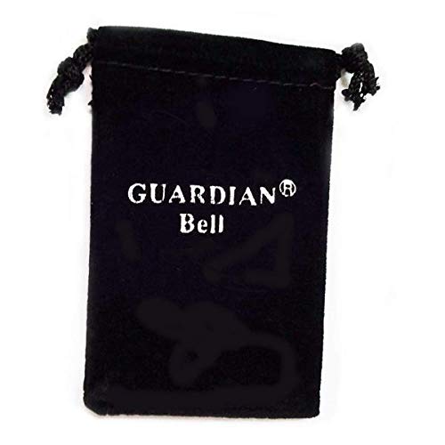 Guardian Bell Lady Rider Bell Good Luck Bell W/Keyring & Black Velvet Gift Bag | Motorcycle Bell | Lead-Free Pewter | Good Luck Gift To Friends & Family | Bike Bell | Made In Usa