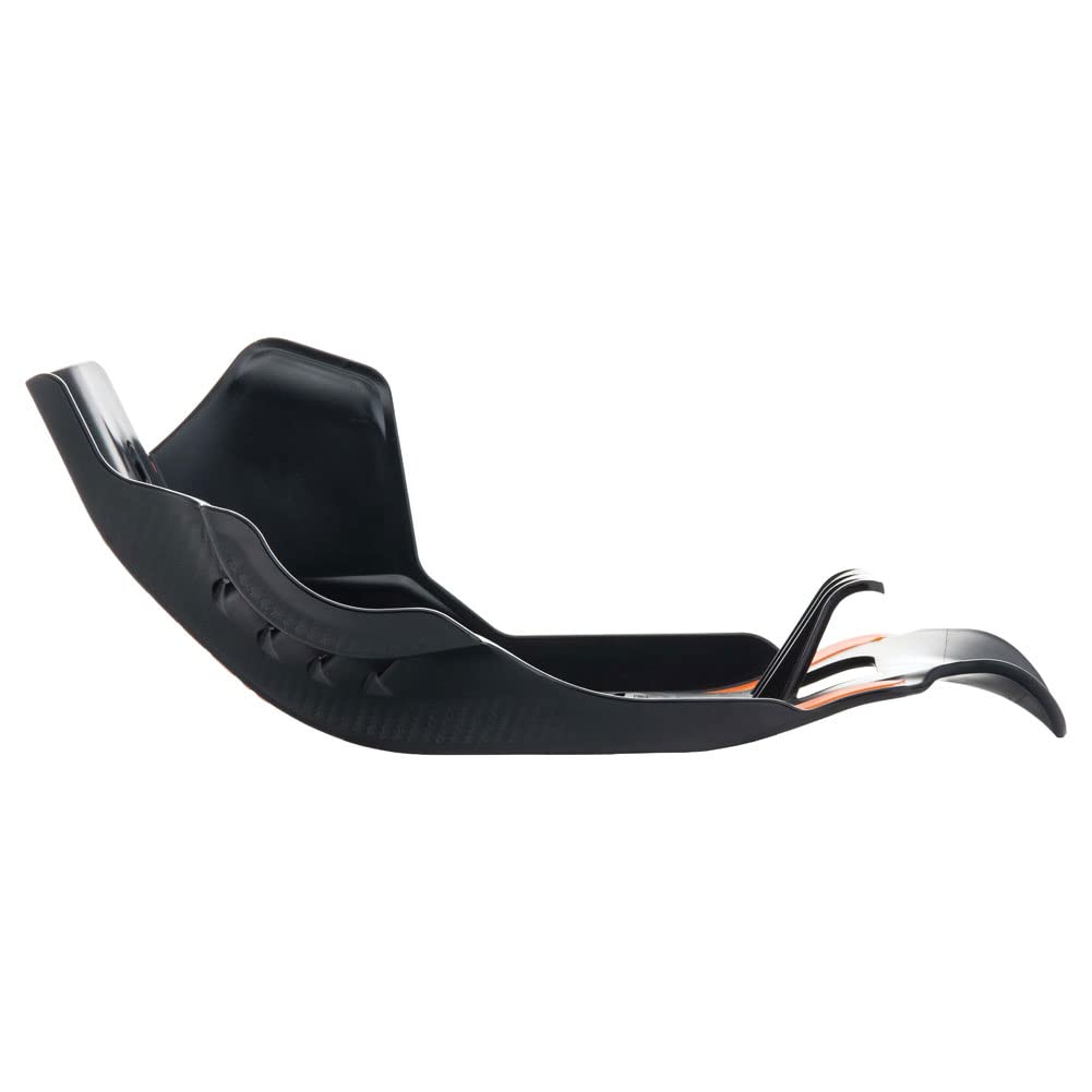 Acerbis Plastic Offroad Skid Plate With Linkage Guard Black/Orange - Fits: Ktm 450 Sx-F 2016-2018