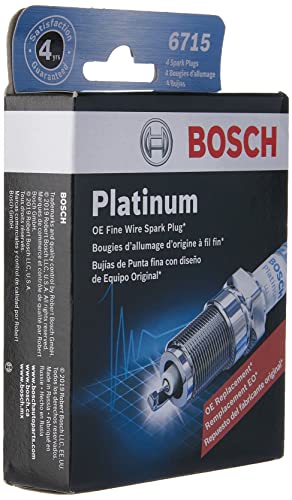 Bosch 6715 Oe Fine Wire Platinum Spark Plug - Pack Of 4
