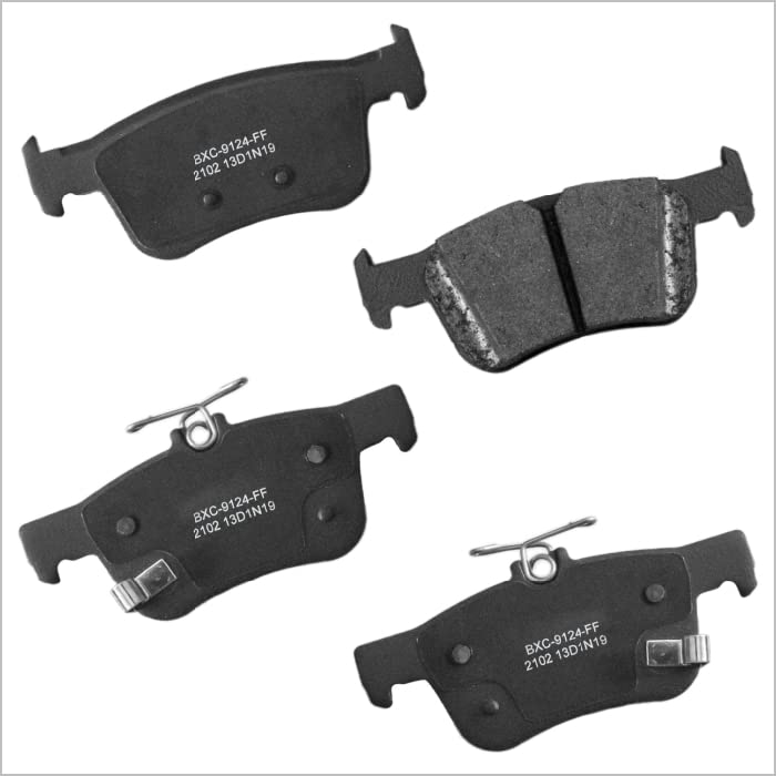 Bendix Premium Sbc2102 Ceramic Rear Brake Pads For Acura Integra 2024, Rdx 2023-2021, Honda Accord 2024-2018, Civic 2022-2020, I