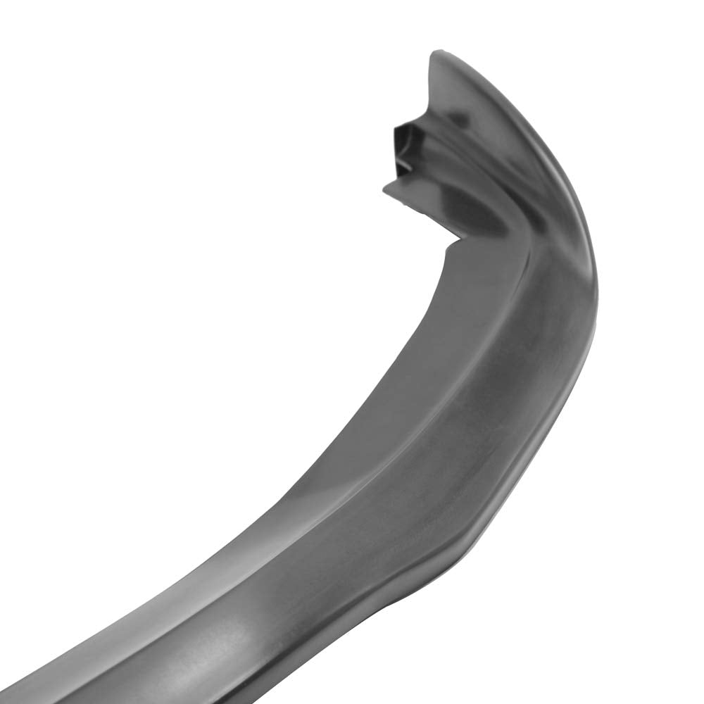 Front Bumper Lip Compatible With 2012 Honda Civic, CS2 Style Black PU Front Lip Finisher Under Chin Spoiler Add On by IKON MOTORSPORTS