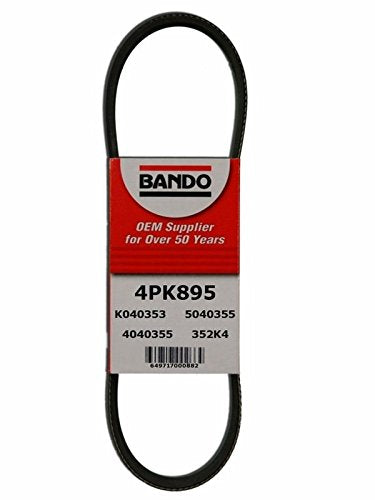 Bando 4Pk820, Bando 4Pk845, Bando 4Pk895 Oem Quality Serpentine Belt Set Compatible With 1997 Honda Crv,1998 Honda Crv, 1999 Honda Crv, 2000 Honda Crv, 2001 Honda Crv Complete Drive Belt Set
