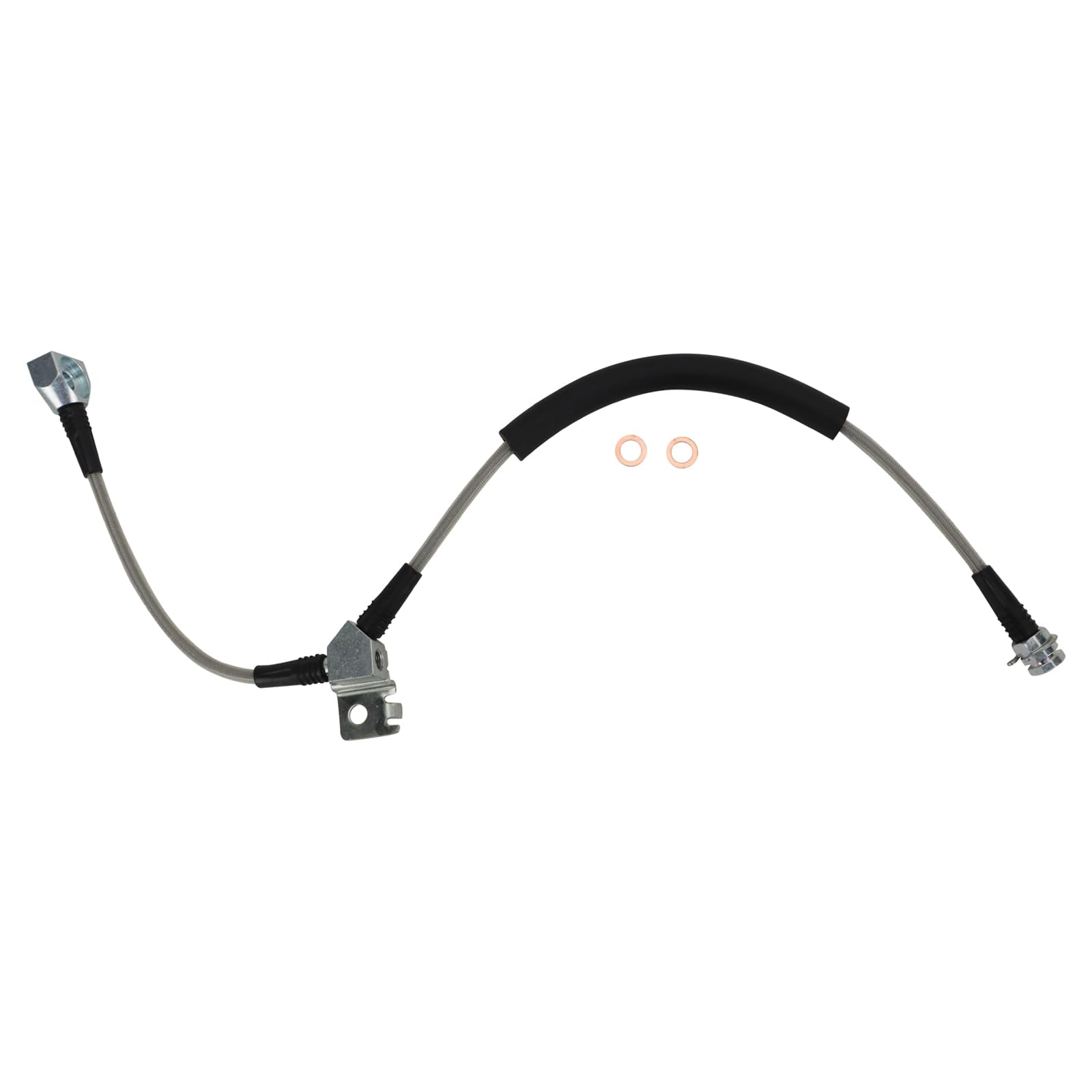 Trq Rear Performance Brake Hose Set Compatible With 1995-2001 Ford Explorer 2001-2003 Explorer Sport 2003-2004 Explorer Sport Tr