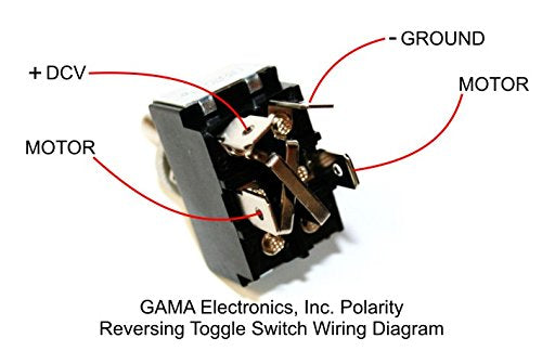 30 Amp Toggle Switch 3 Position Polarity Reversing Dc Motor Control- Momentary