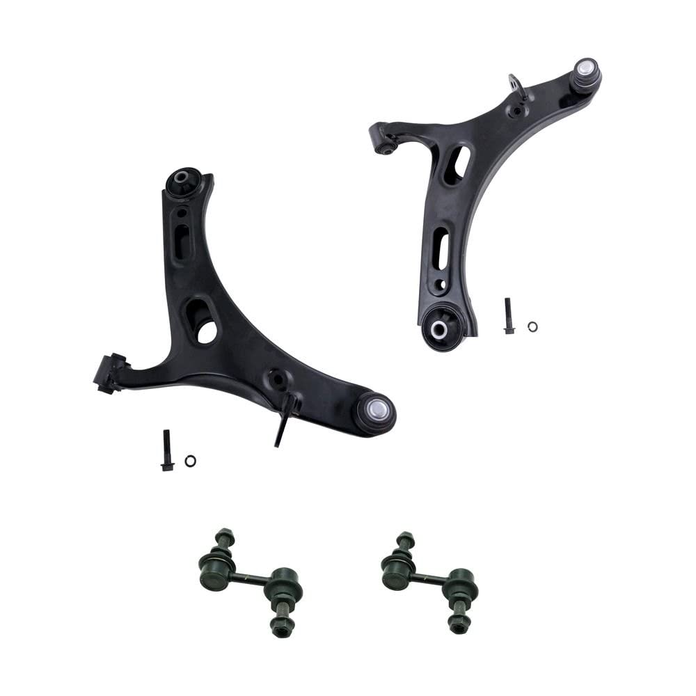 Trq Front Suspension Kit Control Arm With Ball Joint Sway Bar Stabilizer Link Compatible With 2010-2014 Subaru Outback