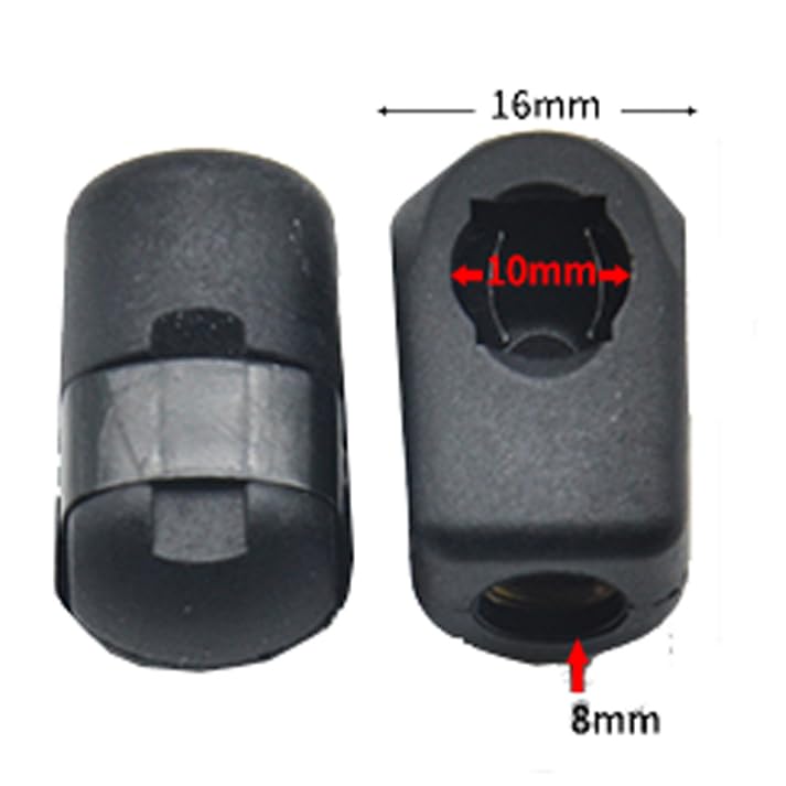 TOOMYAUTO C1606889, 17 inch 100Lb/445N Gas Struts Shocks, 17'' Props Lift Support C16-21974 for Heavy Duty are Leer Camper Shell