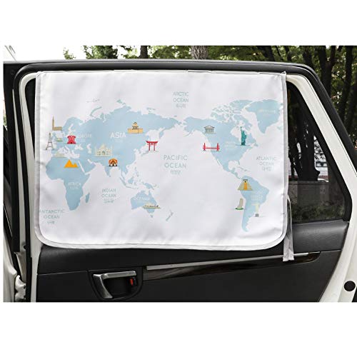 Magnetic Car Sun Shade Curtain For Side Window Baby Kids Children Sunshade Protector Protects From Sun Glare Heat Blocks Uv Rays