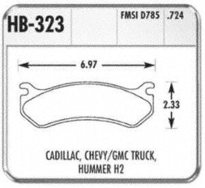Hawk Performance Hb323P724 Brake Pads - Brake Pads-Superduty-Cad