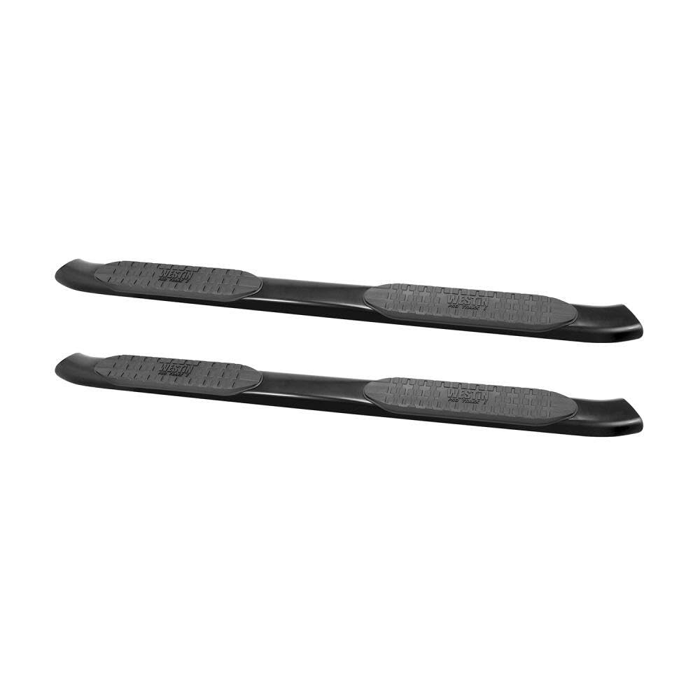 Westin 21-51335 Pro Traxx 5 Oval Nerf Bars Fits 1999-2016 F250 F350 F450 F550 Crew Cab Black Pair