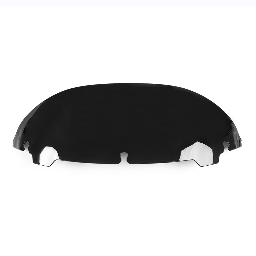 Wynmoto 7 Black Round Windshield Windscreen Compatible For 2014-2022 Harley Davidson Touring Street Glide/Electra Glide/Ultra Limited/Tri Glide Flht Flhx Flhxs Flhtk