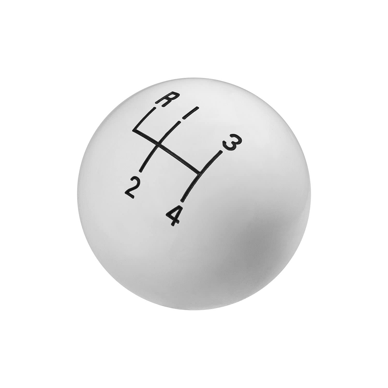 Hurst 1630002 White 4-Speed Classic Shifter Knob