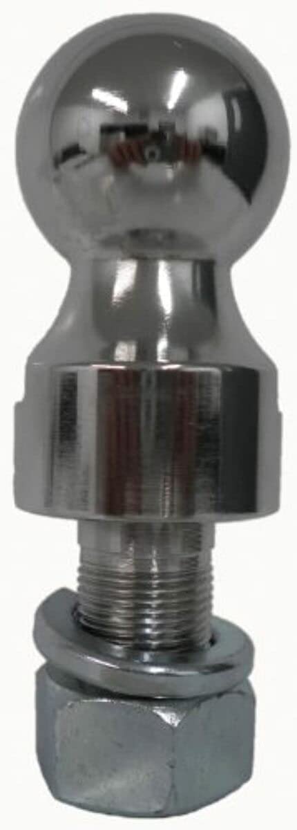 Husky Towing 30601 2 X 1 X 1 Chrome Finish Solid Steel Trailer Hitch Ball Lift