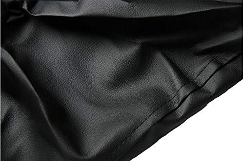 Comily Plus+ 15Inch Universal Pvc Spare Tire Wheel Cover Waterproof Dustproof Protector-Plain Black(15'' For Diameter 27.6''-28.