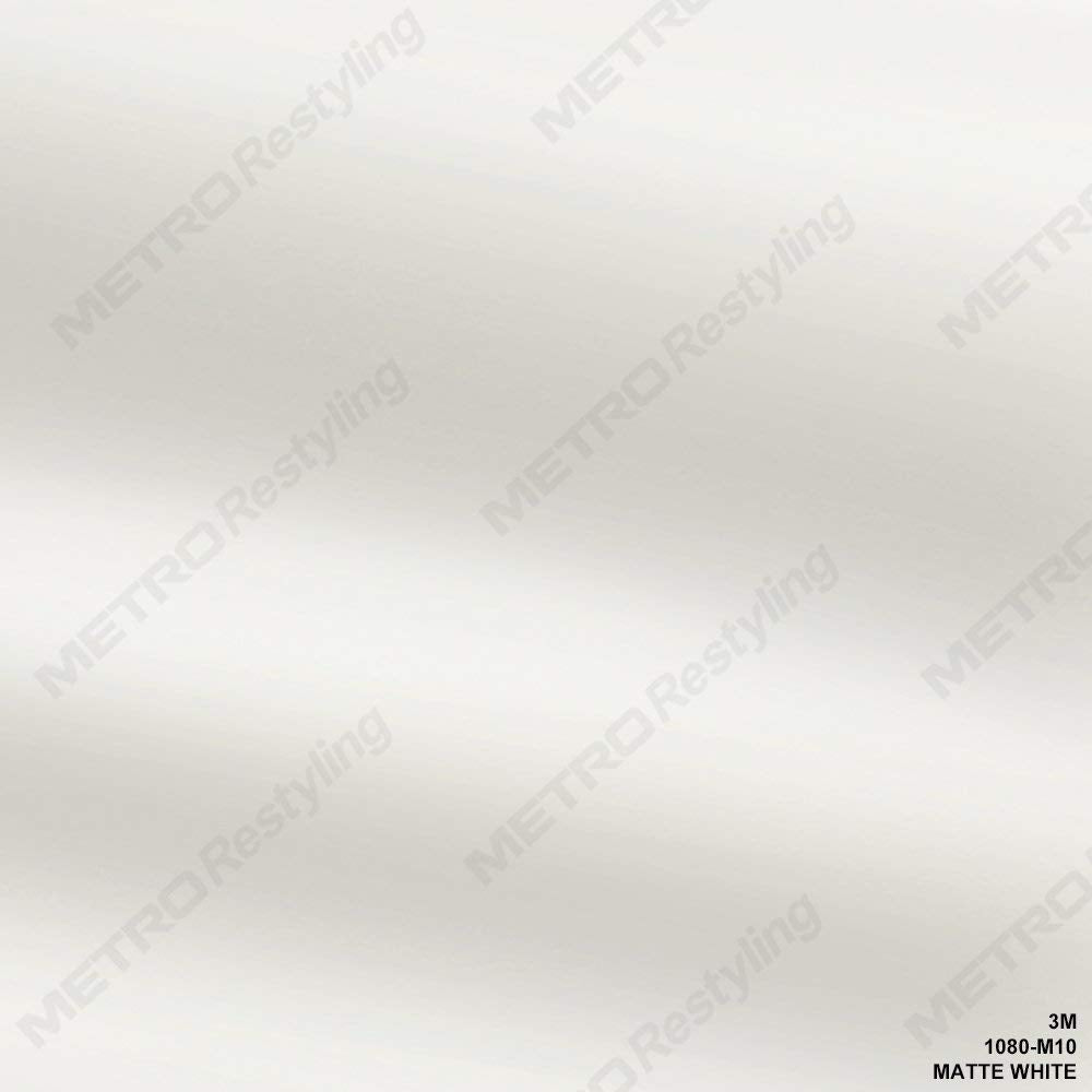 3M 1080 M10 Matte White 5Ft X 1Ft (5 Sq/Ft) Car Wrap Vinyl Film
