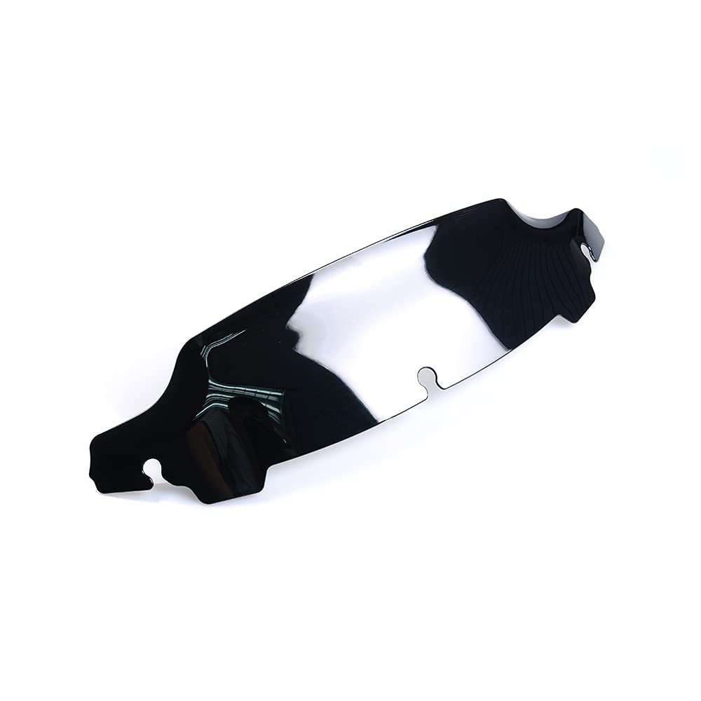 Wynmoto Black 4.5 Wave Windshield Windscreen Wind Splitter Compatible For 14-22 Harley Davidson Touring Electra Glide Street Glide 2014 2015 2016 2017 2018 2019 2020 2021 2022