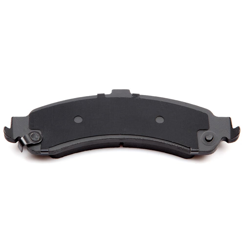 Eccpp D834-7707 D785-7653 Rear Ceramic & Front Semi Metallic Disc Brake Pad Set Fit For Cadillac Escalade 2002-2006,For Cadillac