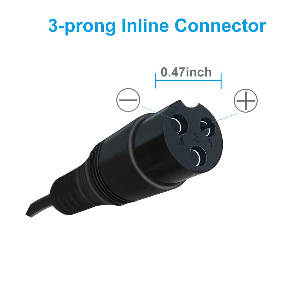 Liansum 24V 600Ma Battery Charger Cord For Razor E100 E200 E200S E175 E300 E300S E125 E150 E500 Pr200 E225S E325S Mx350 Mx400 Sp