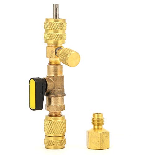 Ac Valve Core Remover R12 R22 R410A Cooling System Air Conditioning Line Repair Tools Quick Valve For 1/4In (Valve Core Remover)
