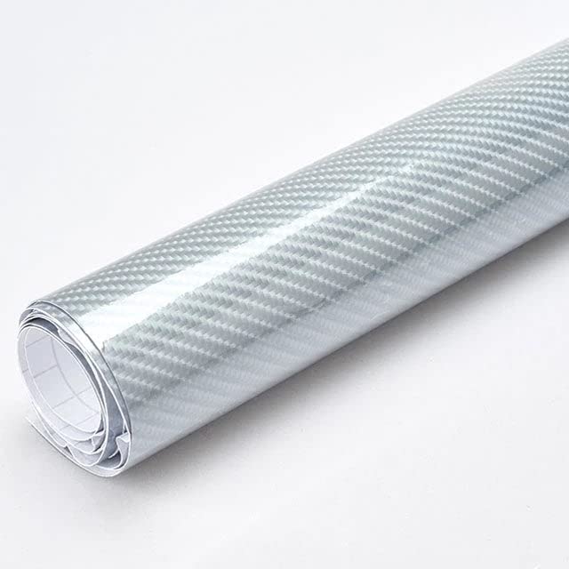 Rockrose Carbon Fiber Vinyl Wrap, Anti-Wrinkle, Air Release, Automotoive Bubble Wrap, Self Adhesive Vinyl Stickers Diy Decals (5