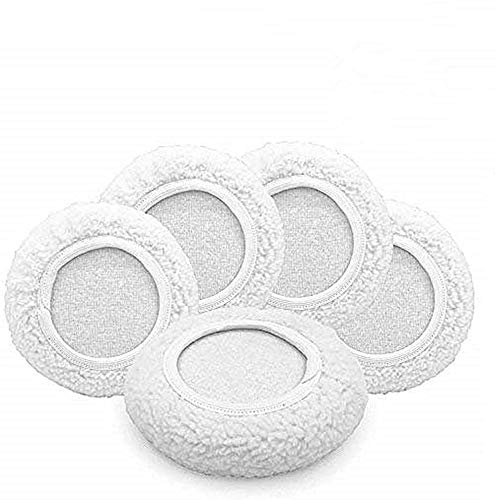 Aivs Car Polisher Pad Wool Bonnet Buffing Wheel Polishing Pad Waxer Pads For Car Buffer Bonnets Polisher, 5 Pieces(7''-8'')