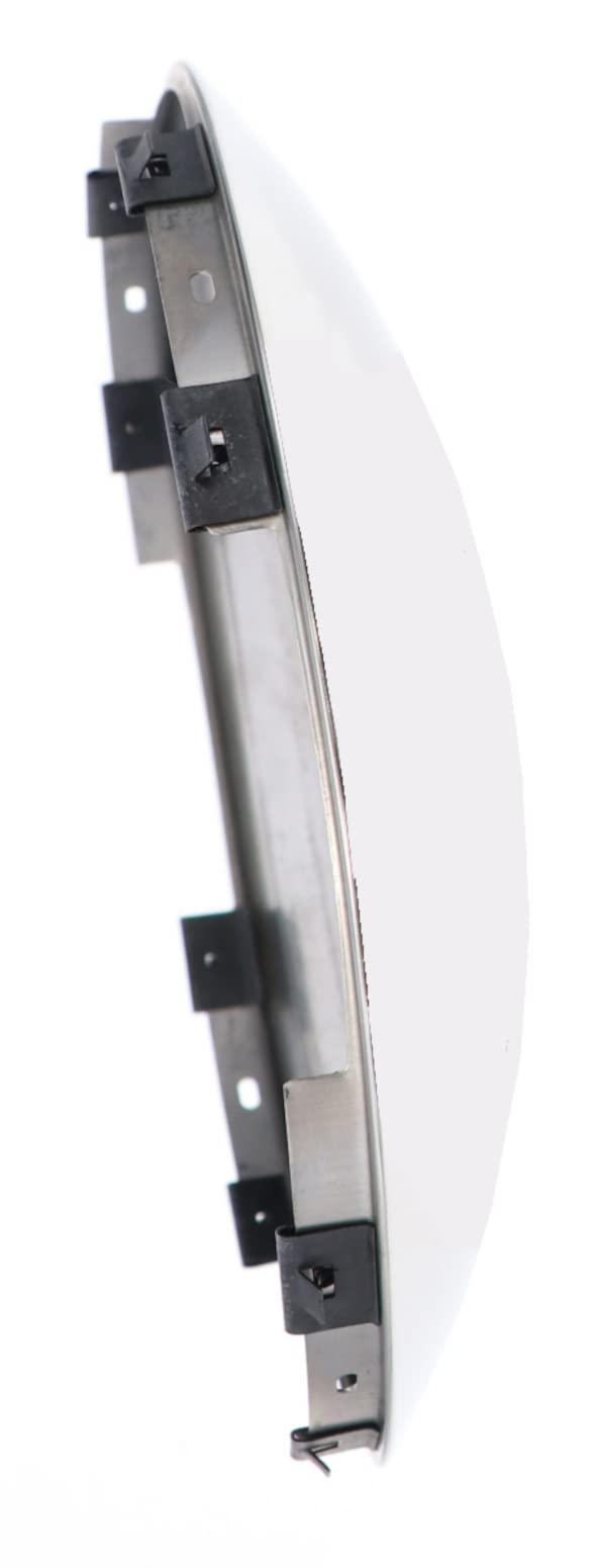 Freightliner Hubcap A22-77670-000 with Logo for 4 Notch Hub - Silver and Black Finish, Durable Design