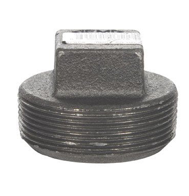 Anvil 2 in. MPT Black Malleable Iron Plug