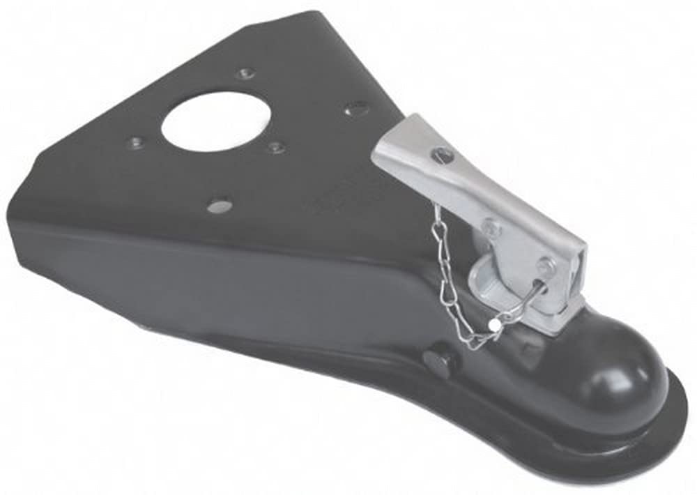 Husky 87077 2'' A-Frame Straight Coupler With Chain,Black