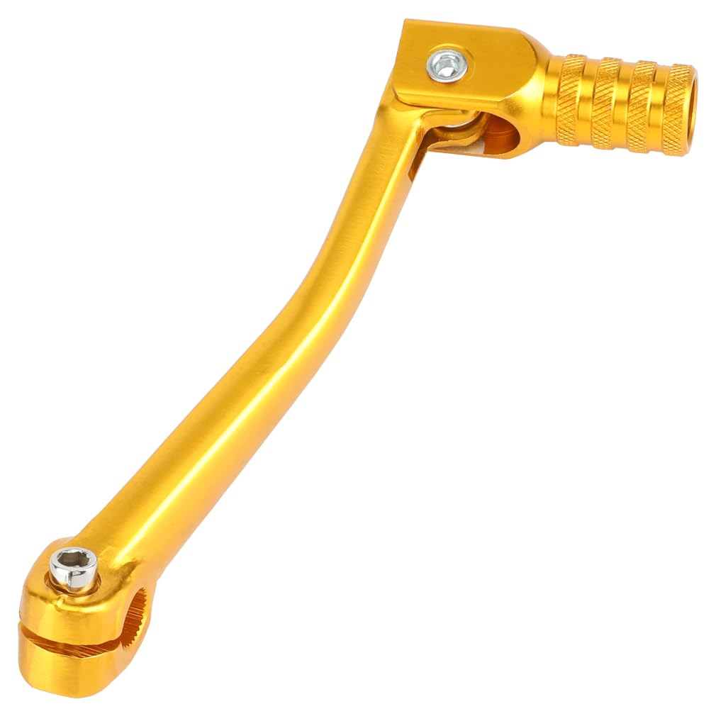 Hiaors Golden Folding Shift Lever Shifter Pedal Gear For 50Cc 110Cc 125Cc 150Cc Chinese Made Dirt Bike Taotao Coolster Roketa Sunl Atv Quad Parts