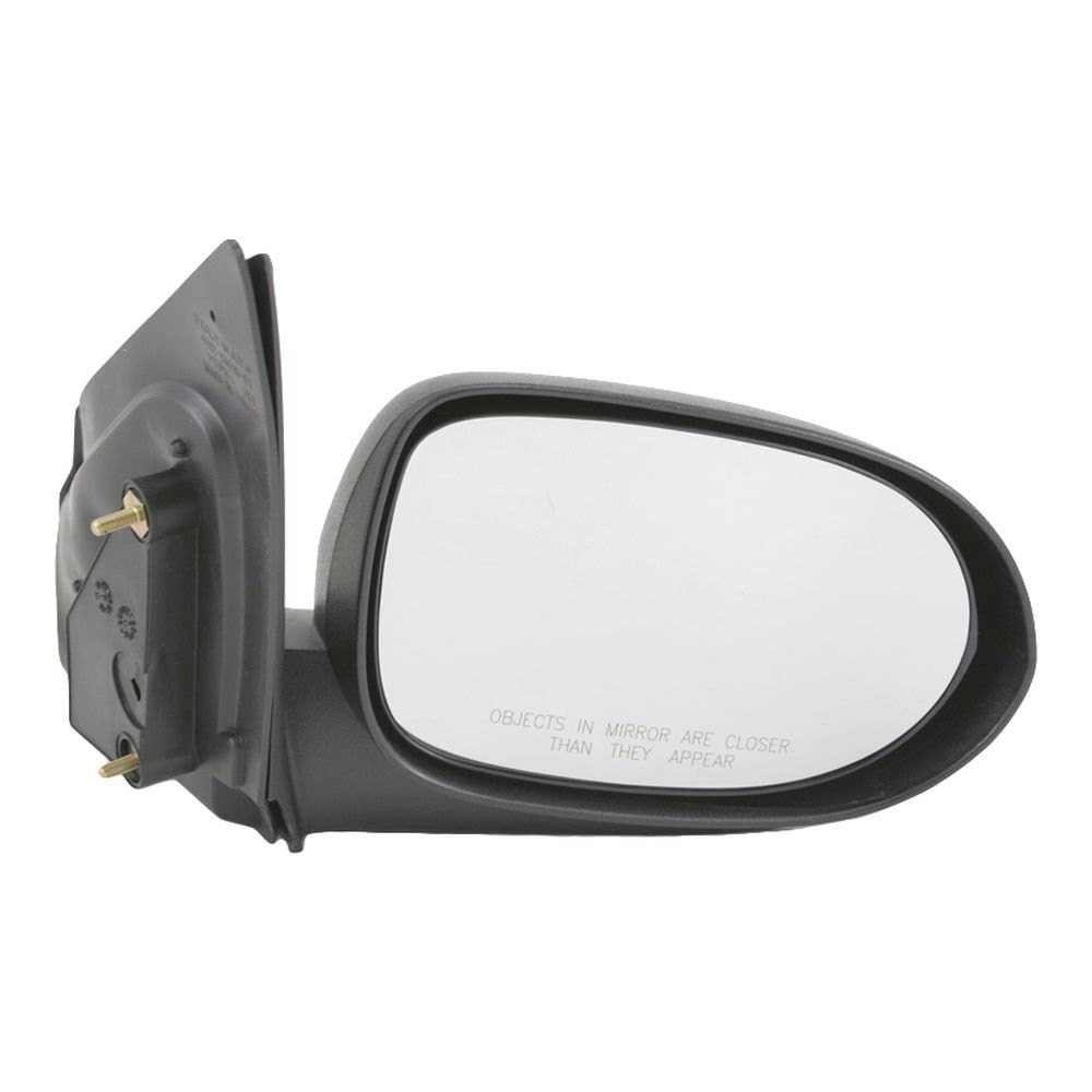 Trq Right Mirror Manual Passenger Side Compatible With 2007-2012 Dodge Caliber Ch1321264 Ch1321275