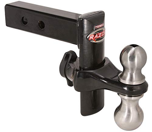 Trimax TRZ6PB Black 6'' Powder Coat Drop Hitch