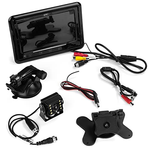 Boyo Vtc207Ahd - Vehicle Ahd Backup Camera System With 7” Monitor And Backup Camera For Car, Truck, Suv And Van (Installation Friendly Design)