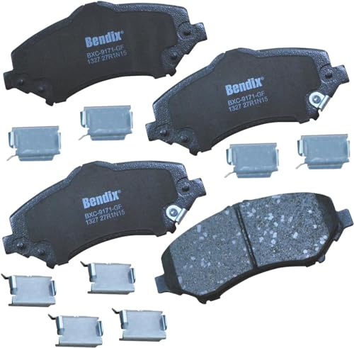 Bendix Priority1 Cfc1327 Ceramic Front Brake Pads For Select Models Chrysler Town & Country,Dodge Grand Caravan,Journey,Nitro,Je